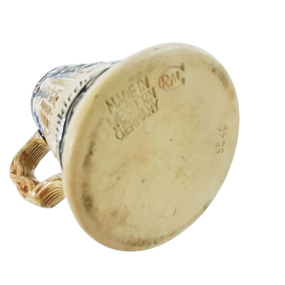 Beer Mug Stein West Germany Frauenkirche Barvaria Greetings From Munich 5" H - Picture 7 of 8